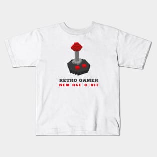 Retro Gamer - New Age 8-Bit Kids T-Shirt